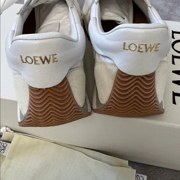 Loewe Flow Retro Sneakers - 8/38 White - Picture 2 of 10